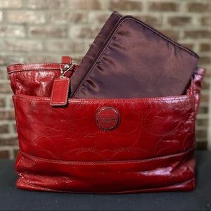 100% AUTHENTIC GENUINE Coach Signature Stitched Multifunction Tote or Diaper Bag